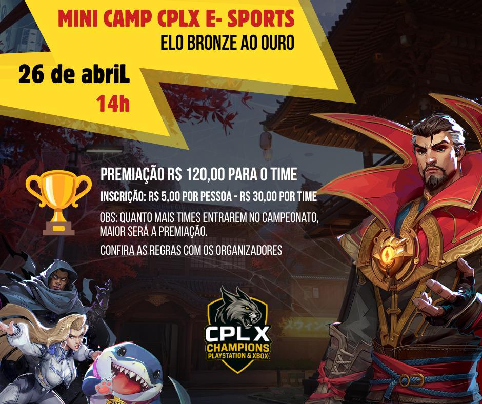 MINI CAMP CPLX - ELO OURO AO PLATINA